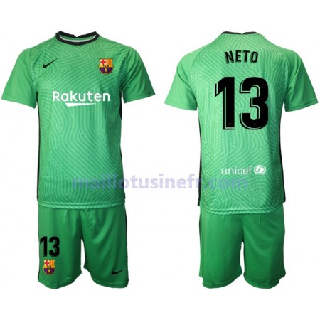 Maillot de Foot FC Barcelone Norberto Neto 13 Gardien 2020-21 V001 - Enfant